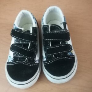 Kids Black and White Vans